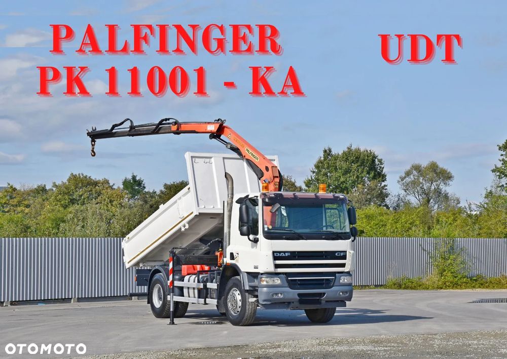 DAF CF 75.310 * Wywrotka 4,30 m + PK 11001 - KA * STAN BDB - 1