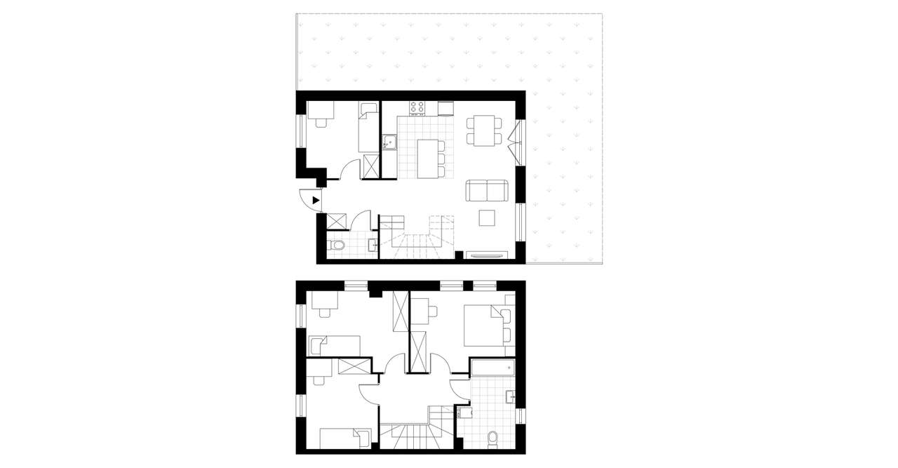 5-pokojowy dom 92m2 + ogródek Bez Prowizji - Pełny obrazek: 4/11