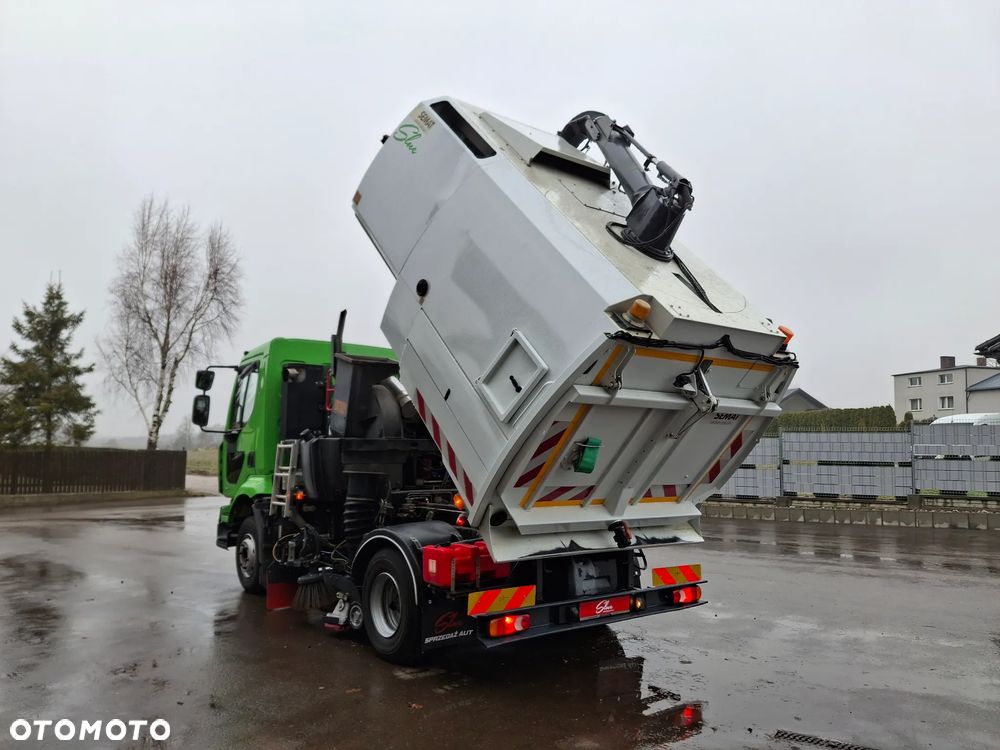 Renault Midlum 220 Zamiatarka Johnston Szczotki L/R Dodatkowy Silnik EUnited PM10 2014r Rura Do Liści - 28