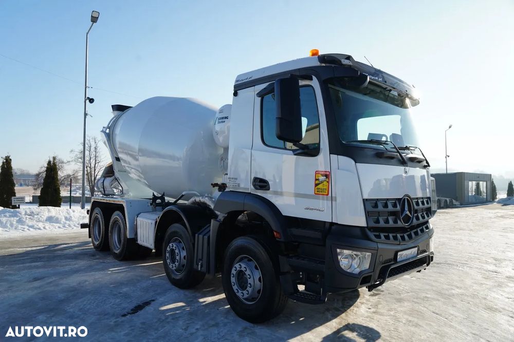 Mercedes-Benz AROCS 3540 / GRUSZKA 9M3 / 8x4 / BETONOMIESZARKA / AUTOMAT / 2022 ROK - 7