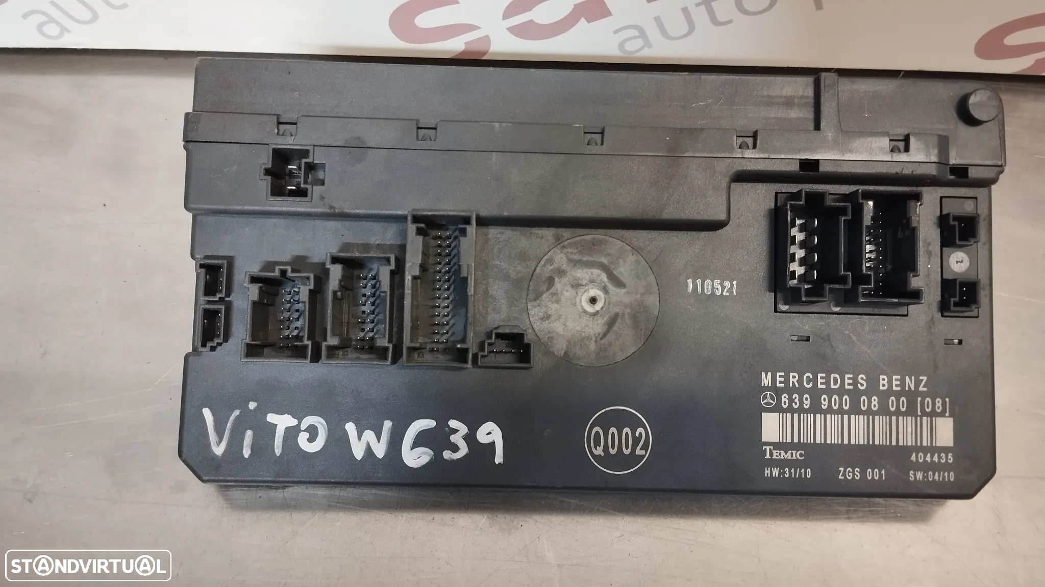 MODULO SAM MERCEDES VITO W639 REF 63990000800 - 2