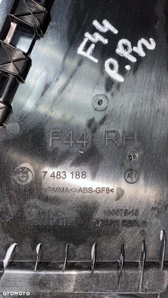 BMW F44 LISTWA SŁUPKA PRAWY PRZÓD BMW F44 7483188 - 4