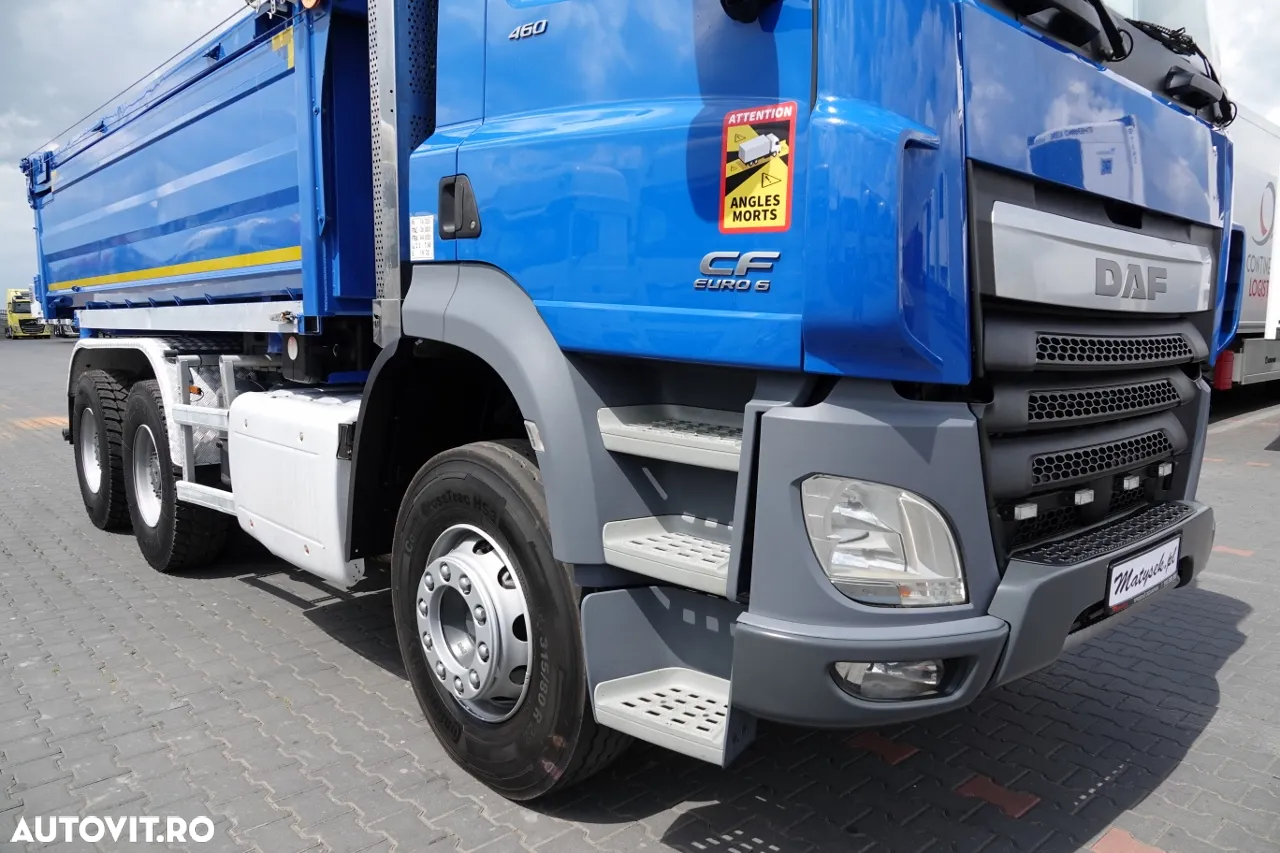 DAF CF 460 / 6x4 / BASCULANTE / HYDROBOARD / HYDROCLAP / EURO 6 / AN 2016 / PNEURI 100% / - 23