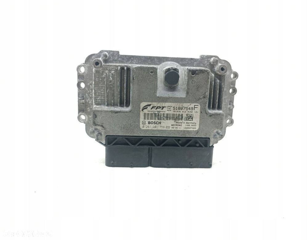 KOMPUTER SILNIKA STEROWNIK FIAT 500 1.4 51807549 0261201759 - 2
