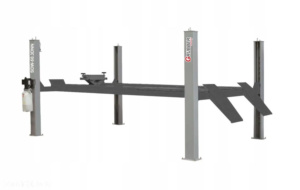 Podnośnik 4-kolumnowy Grubber SDW-50.3DNN 5,5 t – pod geometrię z dźwignikiem osi - 1