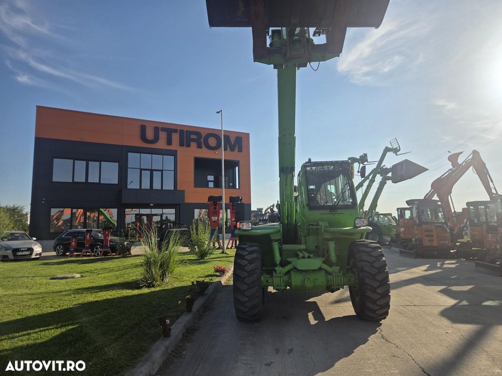 Merlo CA SI O MACARA de 12t, P120.10, ridica 12t la 5m si 7t la 10m, 1.164h, 2018, furci, cupa 3,5mc, Masa operational 15,6t, sistem protectie cu 3 camere/parte, protectie cabina, Aer cond, cilindri de MACARA, posibil leasing 2 ani, PROMOTIE 93.900 EUR+Tva - 40