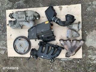 mercedes 1,8 kompressor m271 silnik koła zębate wałki osprzęt rura kolektor odma przewod pompa rozrusznik - 2