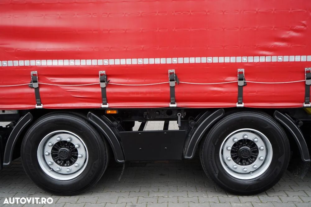 Volvo FH 460 / COMBINAT TANDEM / 120 M3 / TRANSIT / I-SAVE / I-PARK COOL / DIRECȚIE CU AX RIDICAT / WIELTON / CORTINĂ ARMATĂ - 26