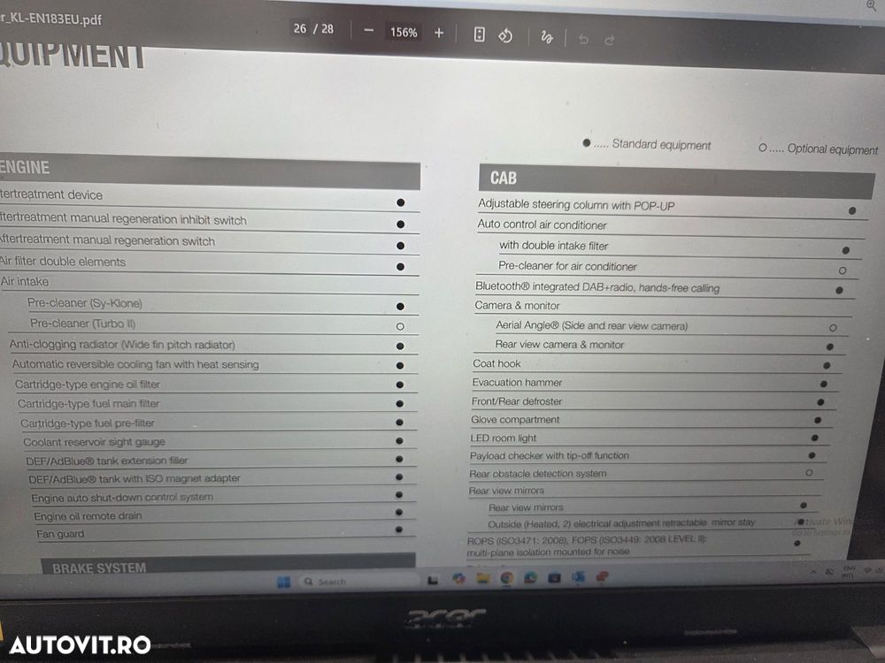 Hitachi ZW310-6, 2020, 6.209ore, CUPA 5mc, CUPLA RAPIDA, virare cu JOYSTICK, Masa operationala 28tone, anv MICHELIN 70%-ok, Gresare automata, camera spate, CANTAR, aer conditionat, STARE FOARTE BUNA, computer romana, posibil leasing 4 ani-PROMOTIE 119.500Eur - 39