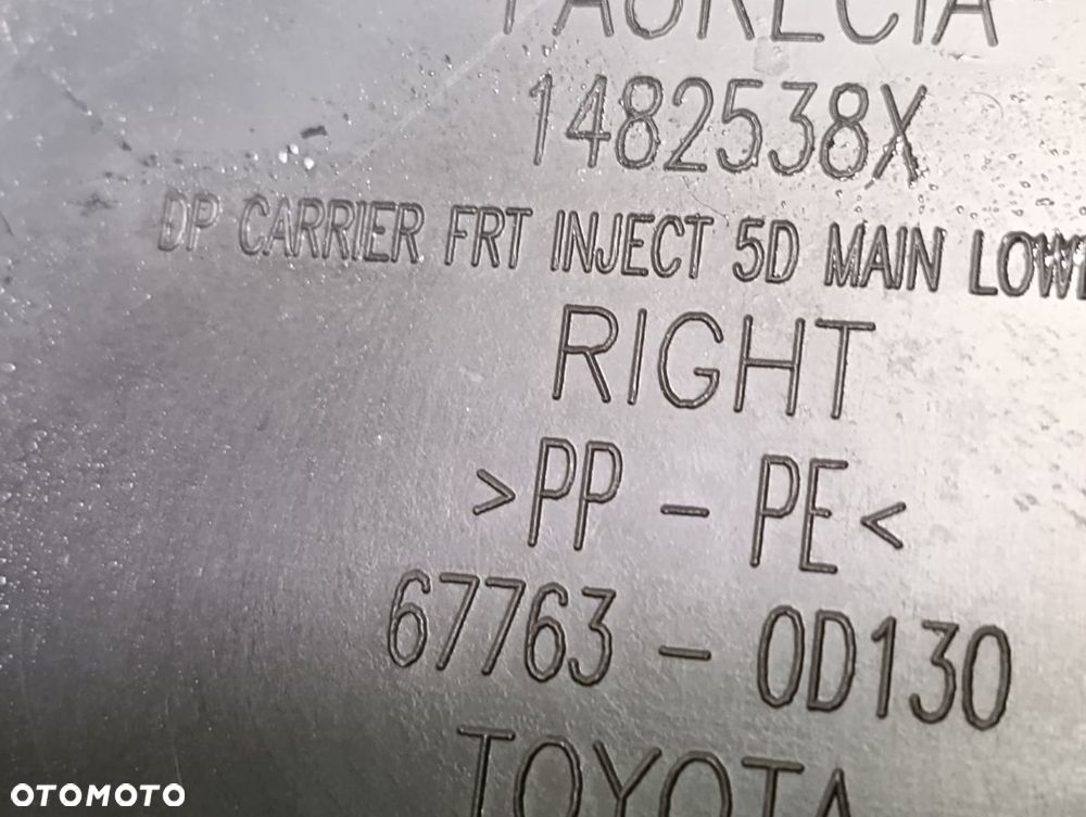 TOYOTA YARIS 11-19r Boczek Drzwi Przód Tył Prawy Lewy - 8