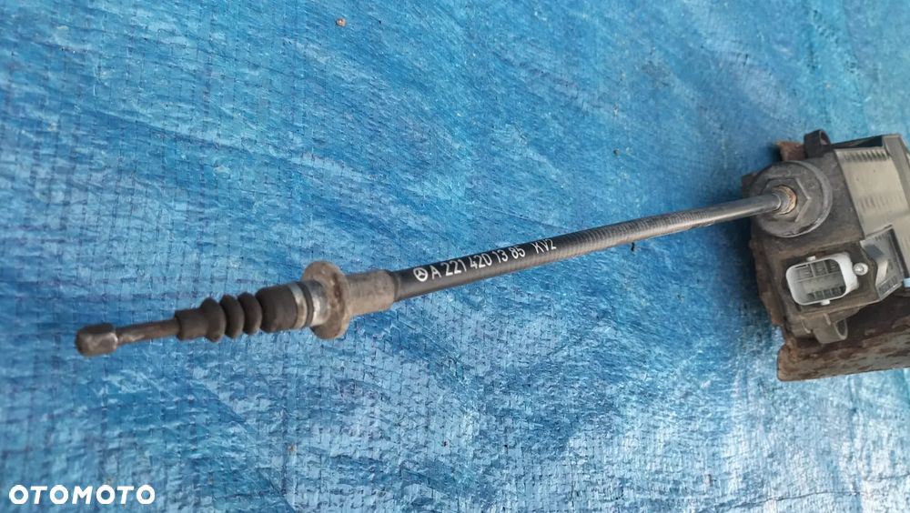 HAMULEC RĘCZNY POSTOJOWY ELEKTRYCZNY MECHANIZM HAMULACA POSTOJOWEGO RĘCZNEGO LINKA A2214302249 A2214300649 A2214201285 A2214201385 MERCEDES CL W216 W221 - 5