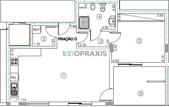 Apartamento T1 Novo em Construção | Leiria - Grande imagem: 3/4
