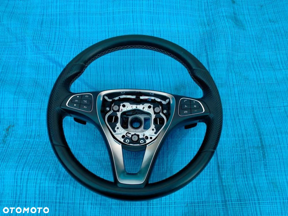 Mercedes X W470 Kierownica Łopatki skóra - 4