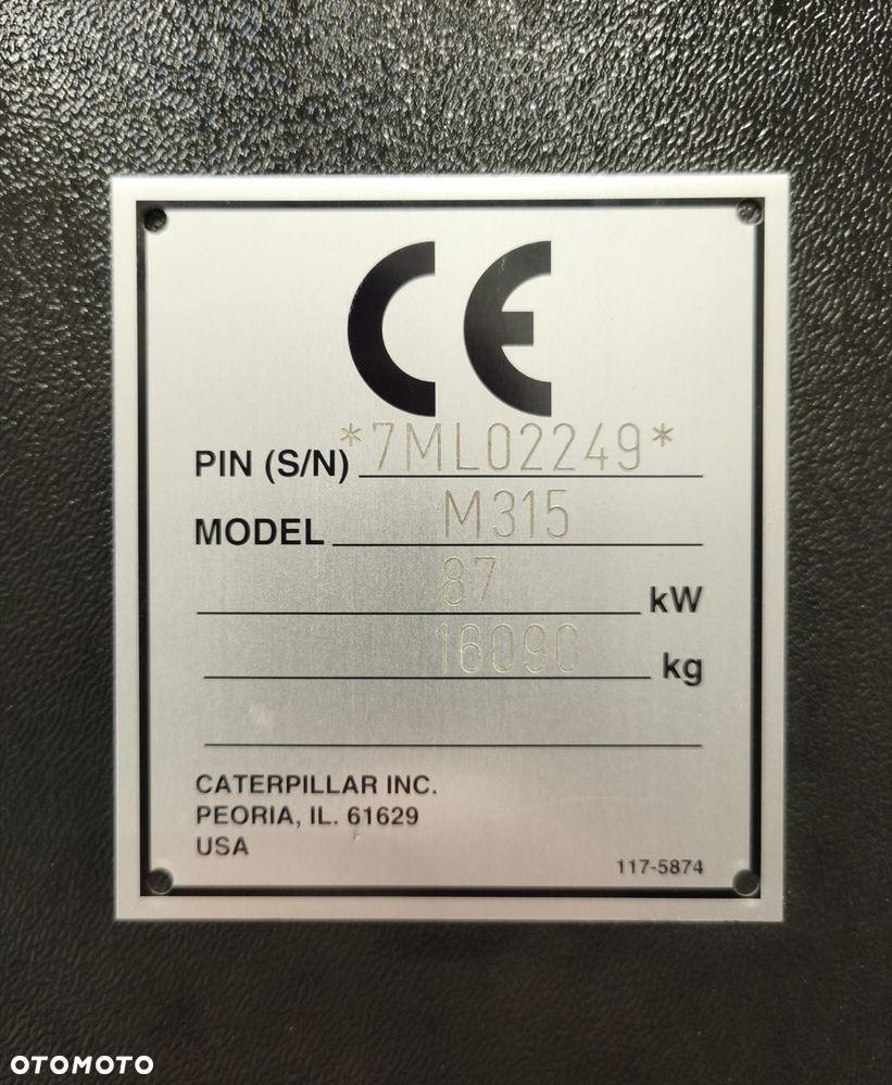 Caterpillar M315 - 7