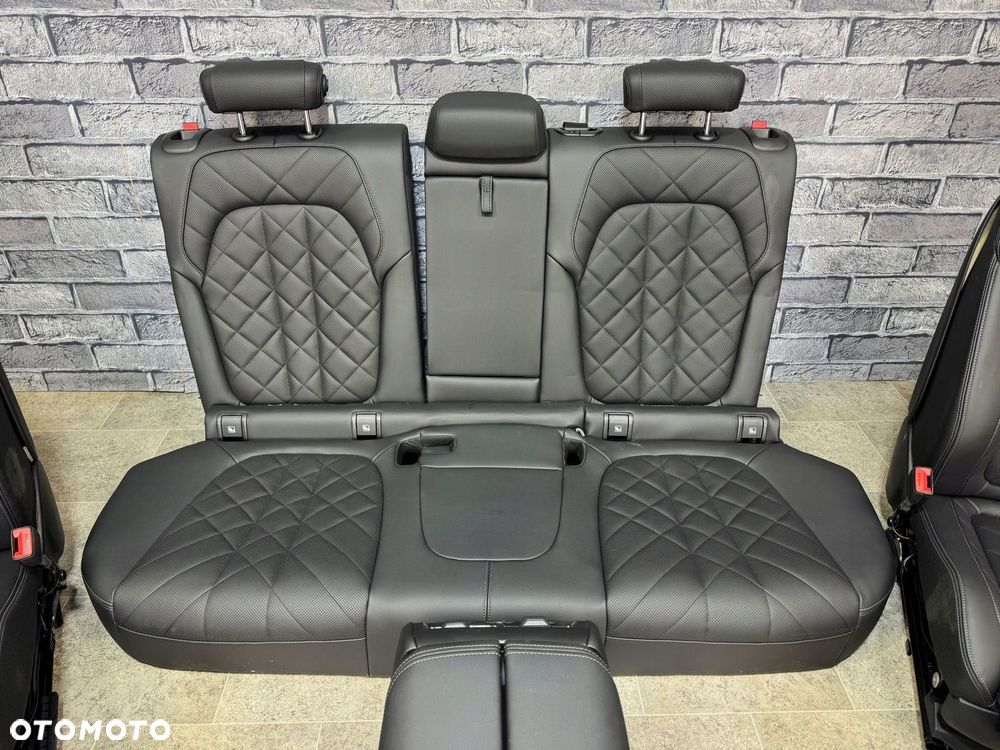 BMW X5 G05 WNĘTRZE FOTELE KANAPA BOCZKI M-PAKIET SKÓRA PODGRZEWANE SCHWARZ - 5