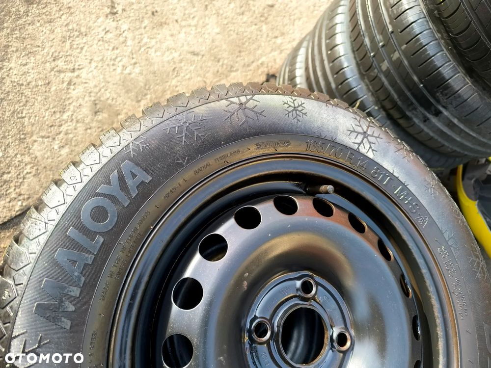 4x100 Felgi Stalowe Stal 14 Koła Zimowe Zima VW UP! UP LUPO CADDY SEAT AROSA MII INCA SKODA CITIGO Legnica ALU-RAD 165/70 6,5mm - 5