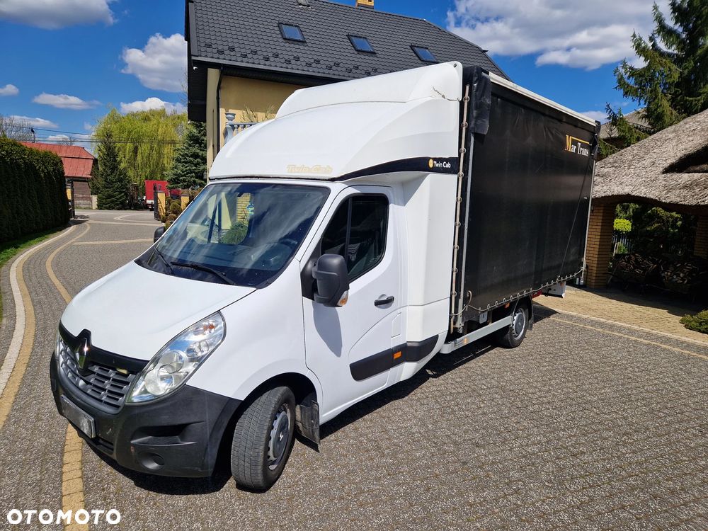 Renault MASTER 2.3 TWIN-CAB (łóżko z tyłu)/PLANDEKA-FIRANKA+8 EP+SALON POLSKA/PIERWSZY WŁAŚCICIEL+GOTOWY DO PRACY+okazja ORGINAŁ - 10