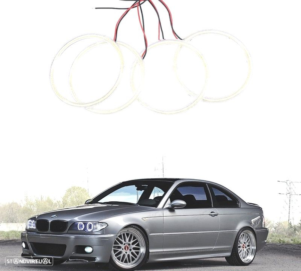 KIT AROS ANGEL EYES CCFL PARA BMW E46 COUPE CABRIO 03-06