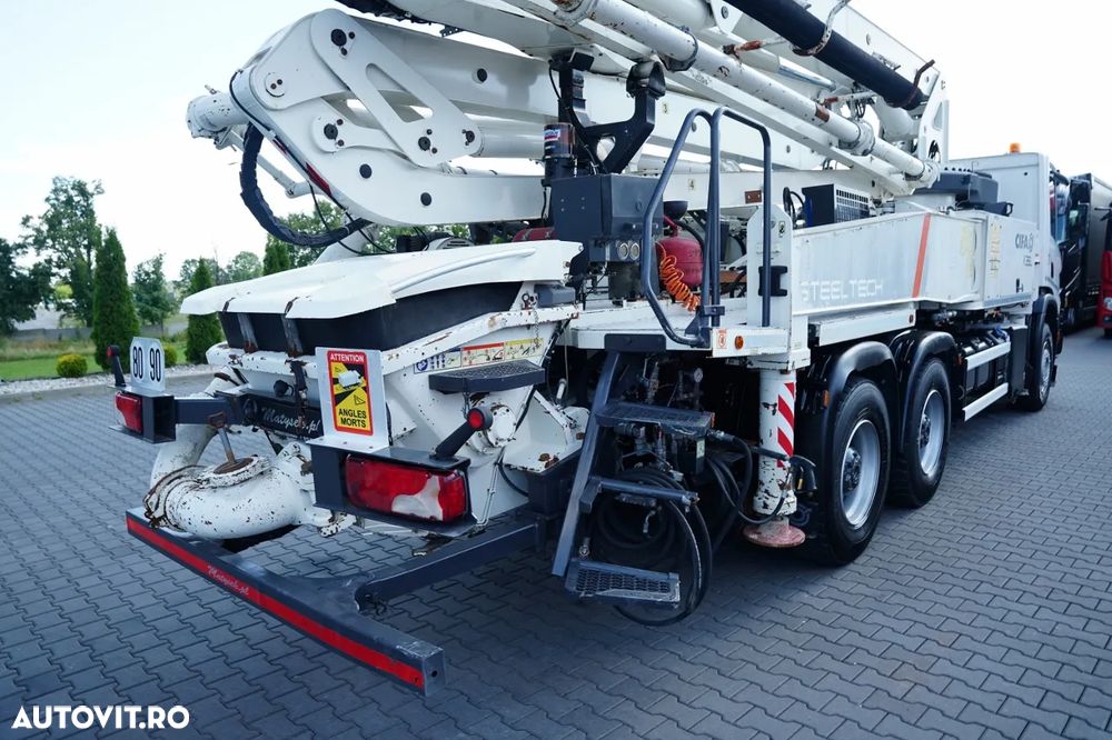 Scania P 450 XT / 6x4 / POMPĂ DE BETON CIFA K35L / ANUL 2019 / RADIOCOMANDĂ / IMPORTAT - 19