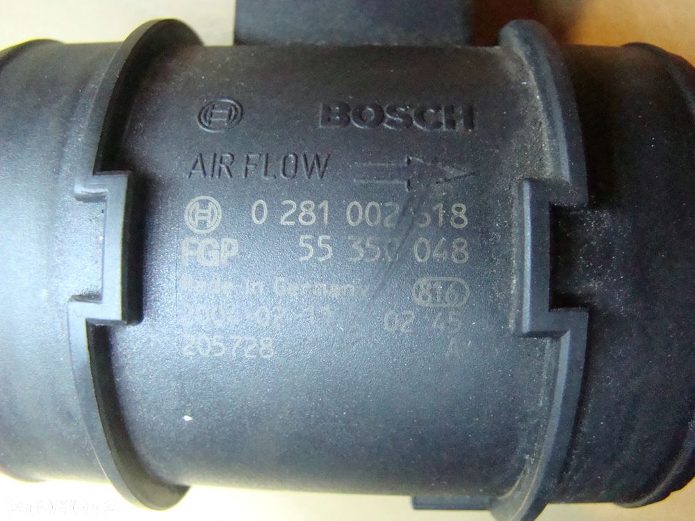PRZEPŁYWOMIERZ POWIETRZA OPEL ZAFIRA B ASTRA H VECTRA C SIGNUM 1,9 CDTI 1,7 1,3 - 4