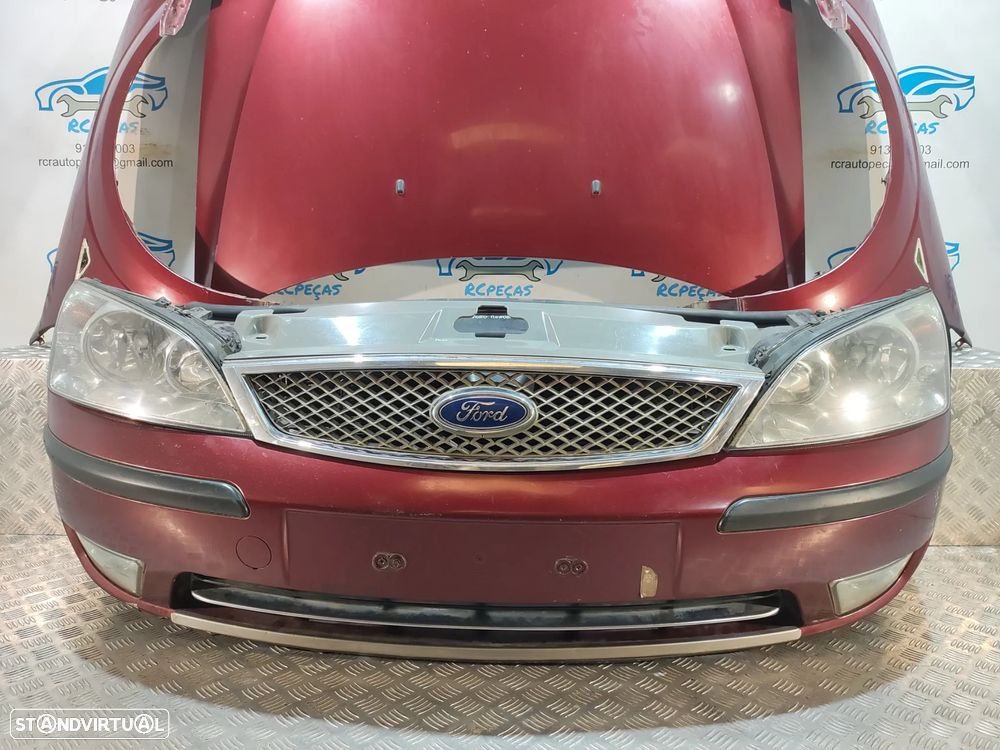 FRENTE COMPLETA FORD MONDEO 3 III MK3 FASE 2 CAPOT PARACHOQUES GUARDA-LAMAS OTICAS RADIADOR VENTILADOR FRENTE FIBRA REFORÇO - 6