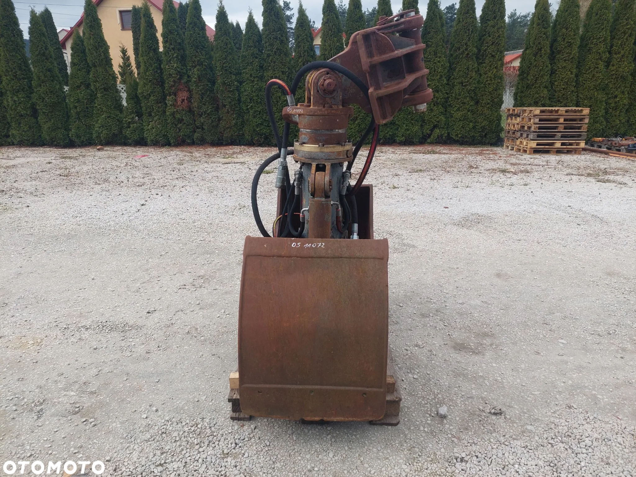 Łyżka chwytakowa, chwytak obrotowy rotor rotator koparki na szybkozłącze Nado SK 15 20 Komatsu PW PC 130 138 140 148 160 180 210 - 7