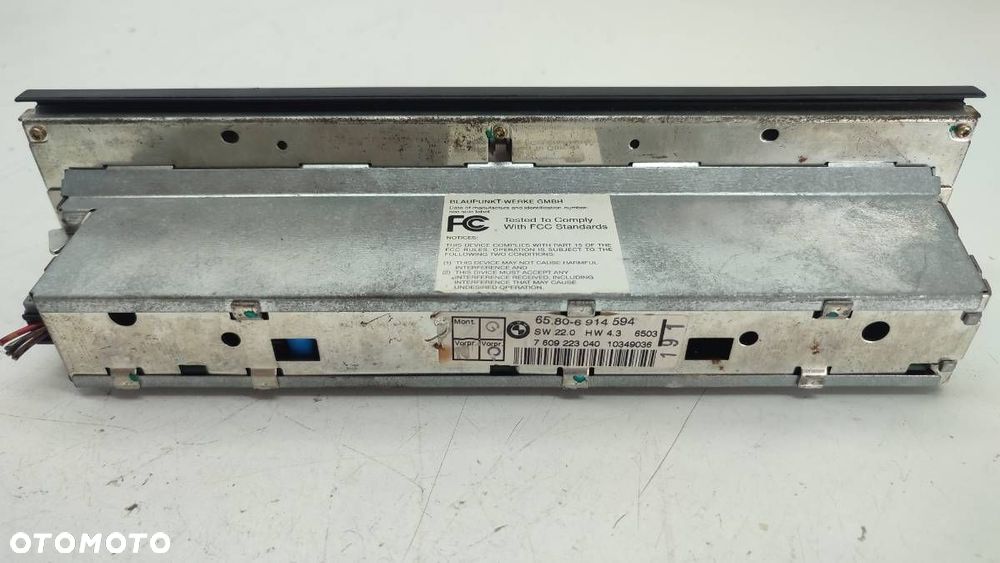 PANEL RADIA WYŚWIETLACZ 6914594 BMW E39 2000 EU - 3