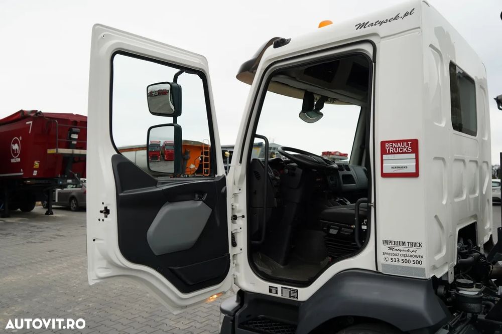 Renault D12 / BASCULATOR 3 LATE / HYDRODOLT LATERAL / HDS HIAB 077 BS2 / ROTATOR / PILOT / EURO 6 - 27