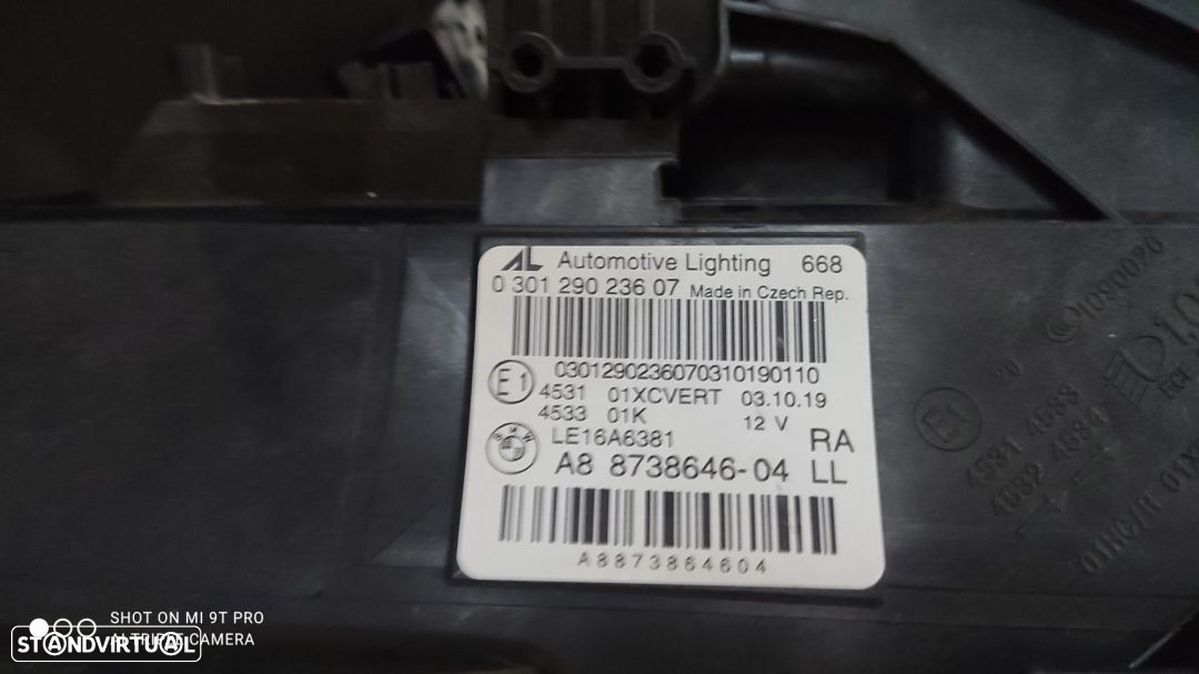 farol direito full Led Adaptativ BMW F45 + F46 LCI - 6