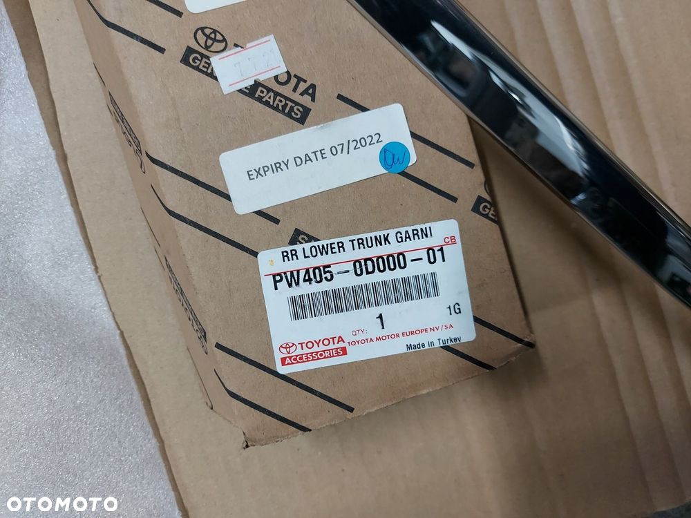 Toyota Yaris IV 20- Listwa Klapy Bagażnika Nowa Oryginał Chrom - 2