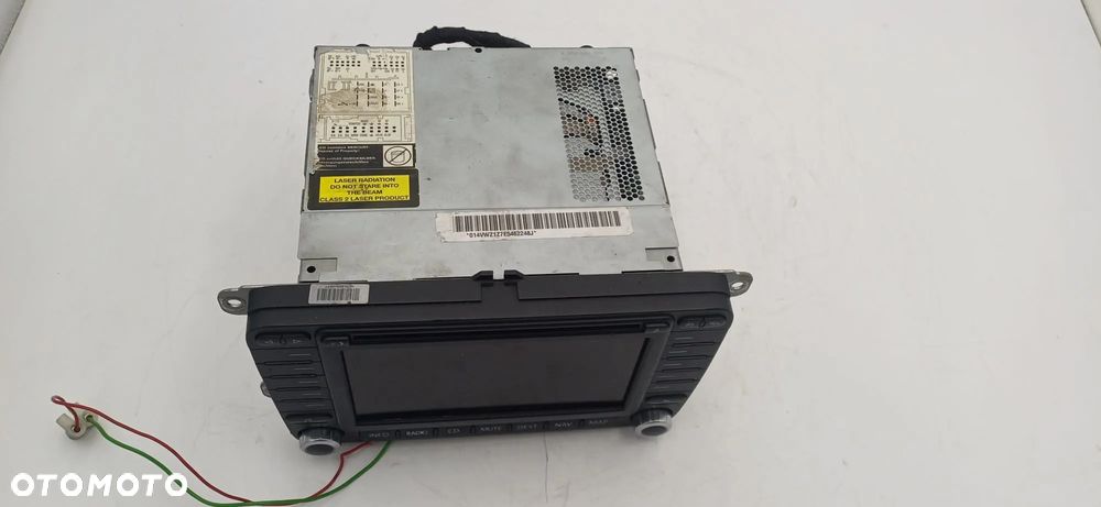Volkswagen Passat B6 Radio Nawigacja Kolorowy Wyświetlacz GPS Ramka Szczotkowana 1K0035198B - 4