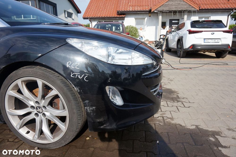 MASKA ZDERZAK BŁOTNIKI LAMPY RCZ  KTVC  PEUGEOT 2010-2015 CZARNY PRZÓD KOMPLETNY - 11