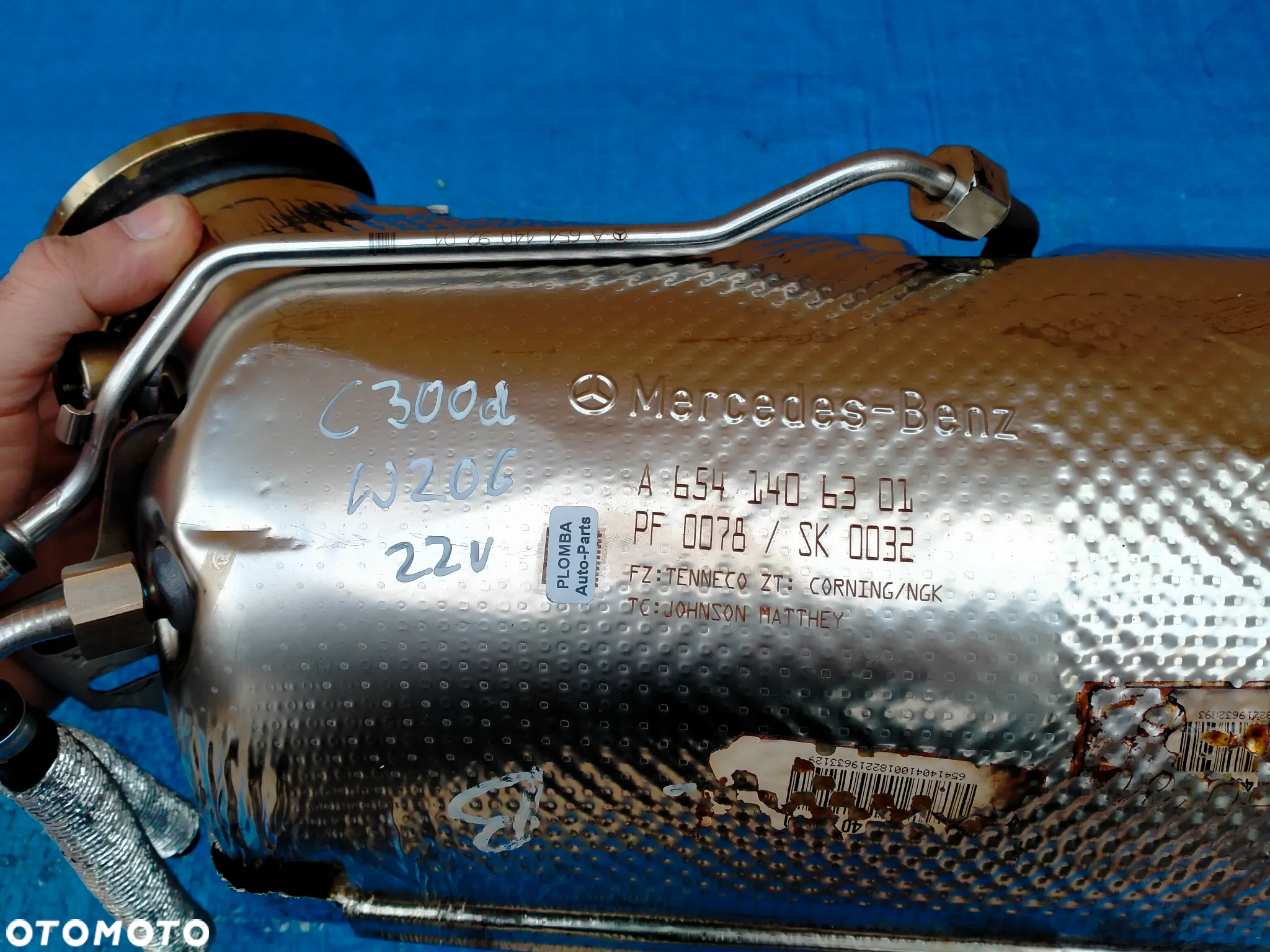 MERCEDES C300 W206 / A6541406301 / DPF FAP ADBlue Filtr Cząstek Stałych Katalizator / ORYGINAŁ - 2