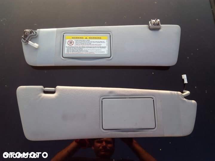 MERCEDES 639  VITO VIANO osłony daszki słoneczniki podświetlane szare - 3