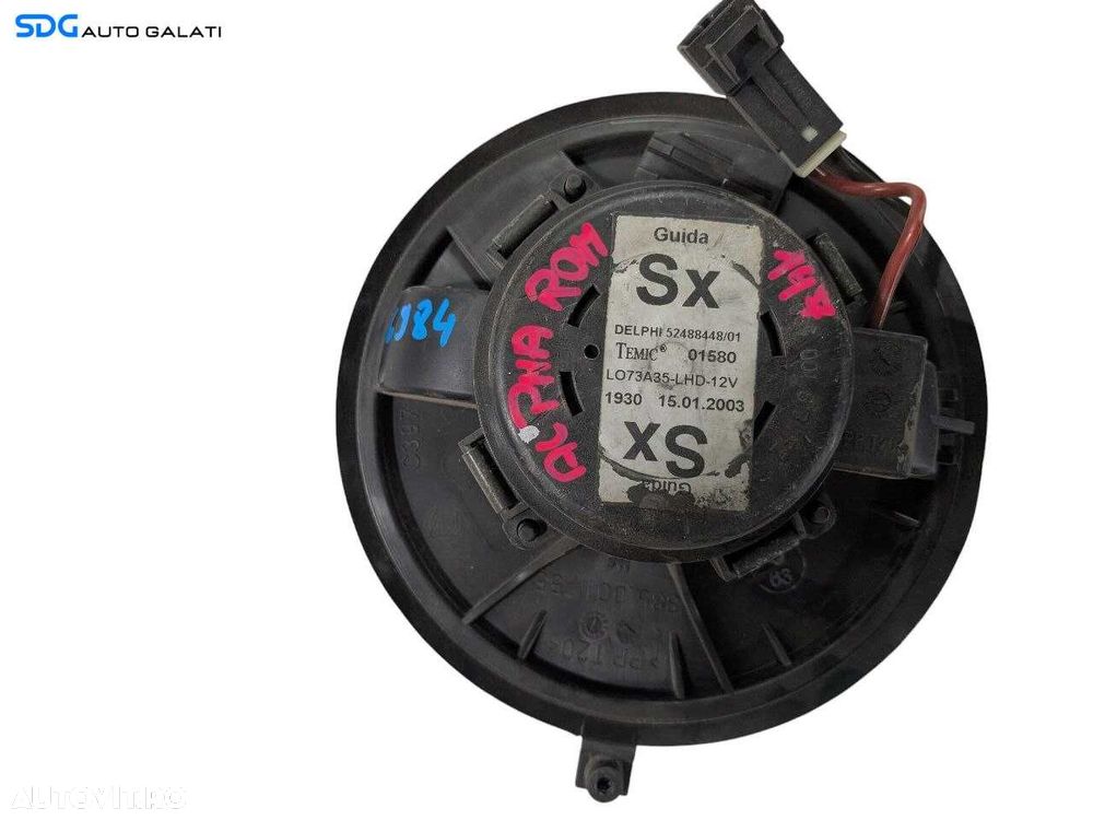 Motoras Ventilator Aeroterma Habitaclu Alfa Romeo 156 1997 - 2007 Cod 885001755 52488448 [L6984] - 5