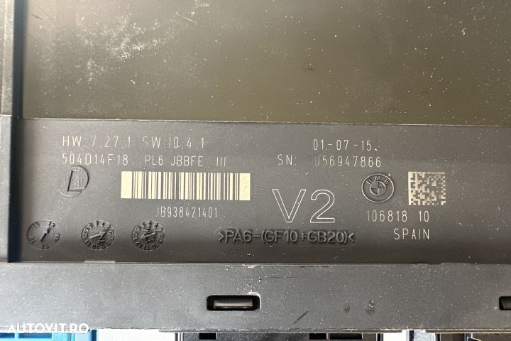 Calculator  confort 106818 BMW Seria 5 F10 [facelift] [2013 - 2017] - 2
