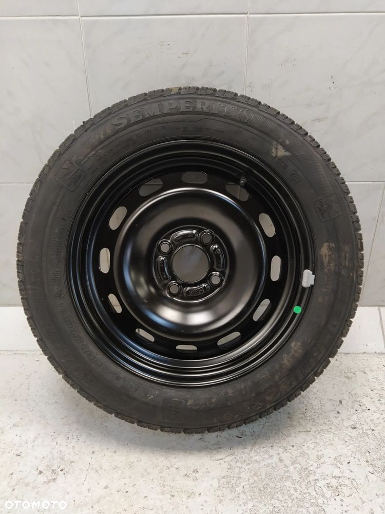 FORD 6Jx15 ORYGINALNA FELGA STALOWA R15 ET37.5 4X108 OPONA SEMPERIT 185/60 KOŁO ZIMA BIEŻNIK ok 8.10mm - 2