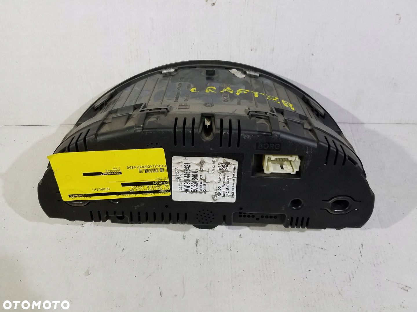 LICZNIK ZEGARY VW CRAFTER 2.5 TDI 2E0920840Q - 2