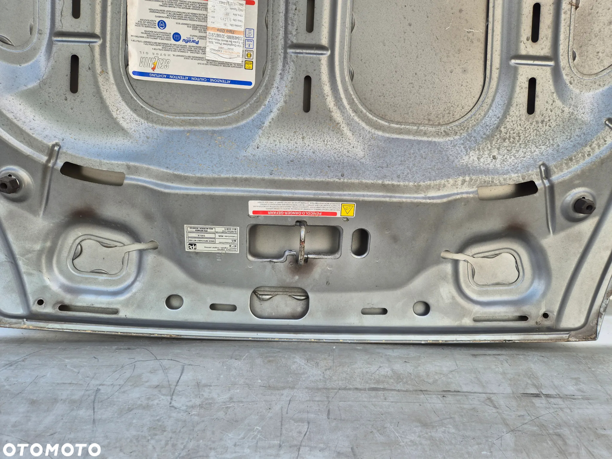 Maska pokrywa silnika Fiat Grande Punto Evo 595/A - 5