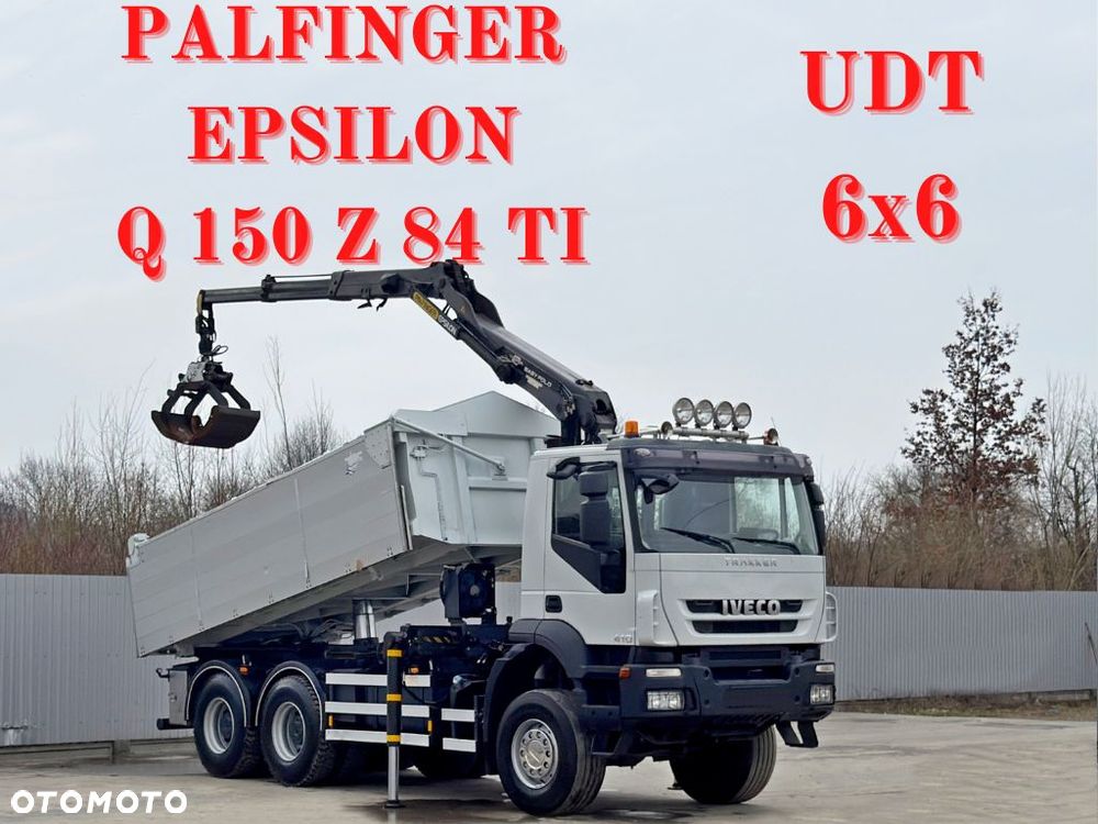Iveco TRAKKER 410 * WYWROTKA 5,10 m * PALFINGER EPSILON Q 150 Z 84 TI / 6x6 - 1