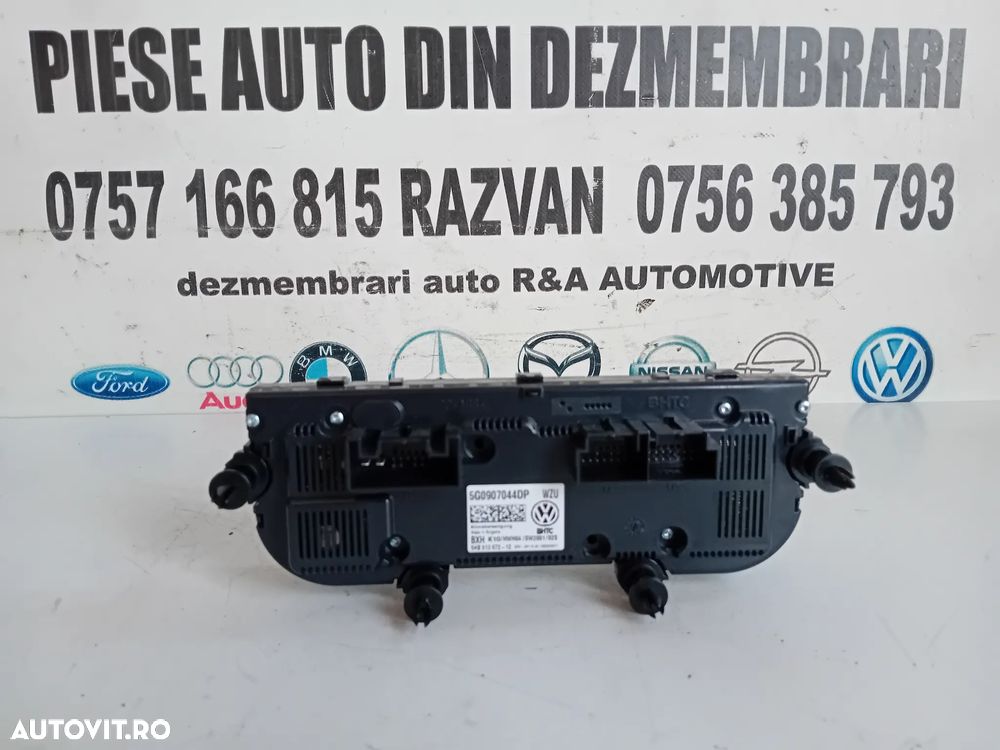 Panou Modul Comenzi Clima Dublu Climatronic Vw Passat B8 Arteon Cod 5G0907044DP Incalzire In Scaune - 6