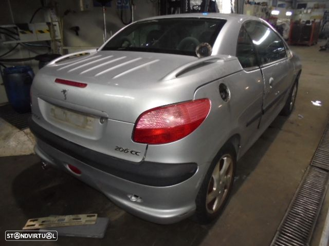 Carro MOT: NFU  TU5JP4 CXVEL: 20CN24 PEUGEOT 206 CC 2002 1.6I 110CV 2P CINZA GASOLINA - 3