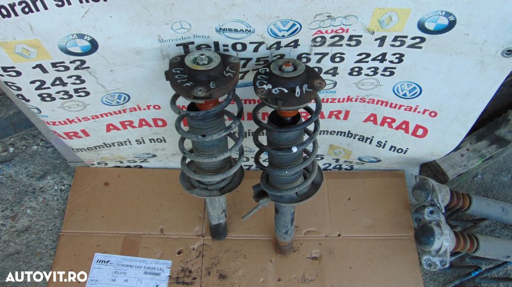 Arc fata VW Golf 6 arc cu telescop Golf 6 plus Skoda Octavia Audi A3 Seat Leon arcuri cu telescoape - 2