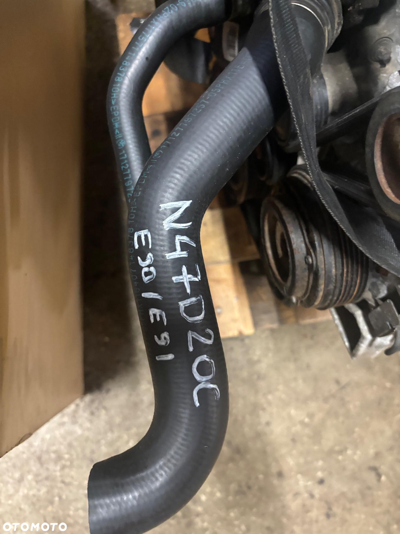 Silnik kompletny slupek N47D20C n47 1 2.0D BMW e90 E91 - 4