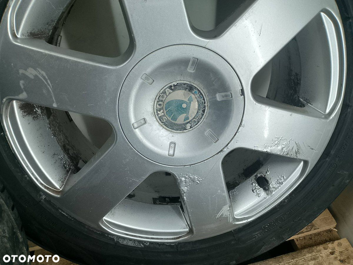 FELGI ALUMINIOWE KOMPLET 16 Z OPONAMI SKODA OCTAVIA II 1Z0601025B - 5