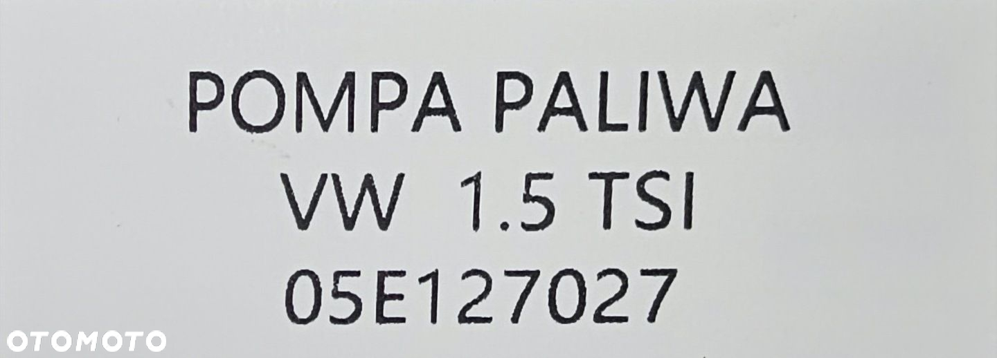 ORG POMPA PALIWA VOLKSWAGEN / SEAT / CUPRA / SKODA / AUDI - 05E127027 - 4