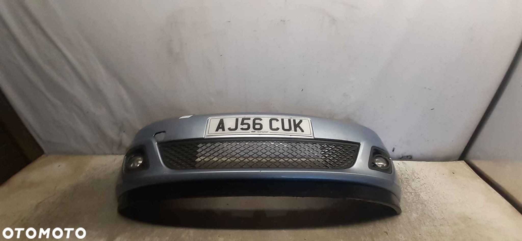 + ZDERZAK PRZÓD PRZEDNI FORD FIESTA MK.6 6 VI LIFT FL J4 BŁĘKITNY HALOGENY - 1