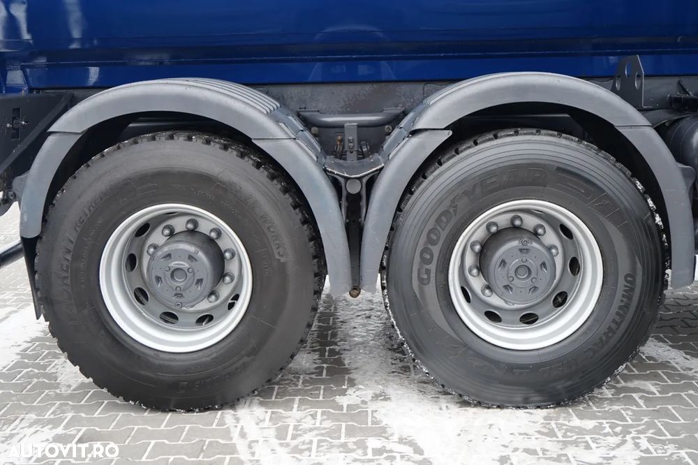 MAN G 490 / 8x4 / BASCULATOR SPATE / CLAPETĂ HIDRAULICĂ / CORTINĂ AUTOMATĂ / MANUALĂ / EURO 6 - 25