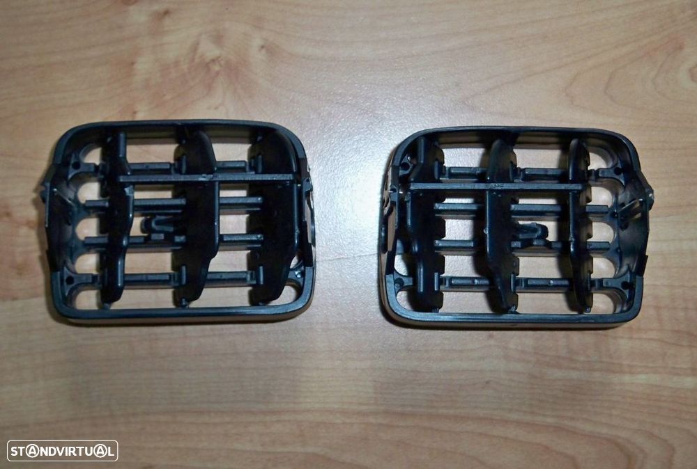 Grelhas sofagem ventilação ventiladores Ar Renault Clio II pretas NOVAS - 3