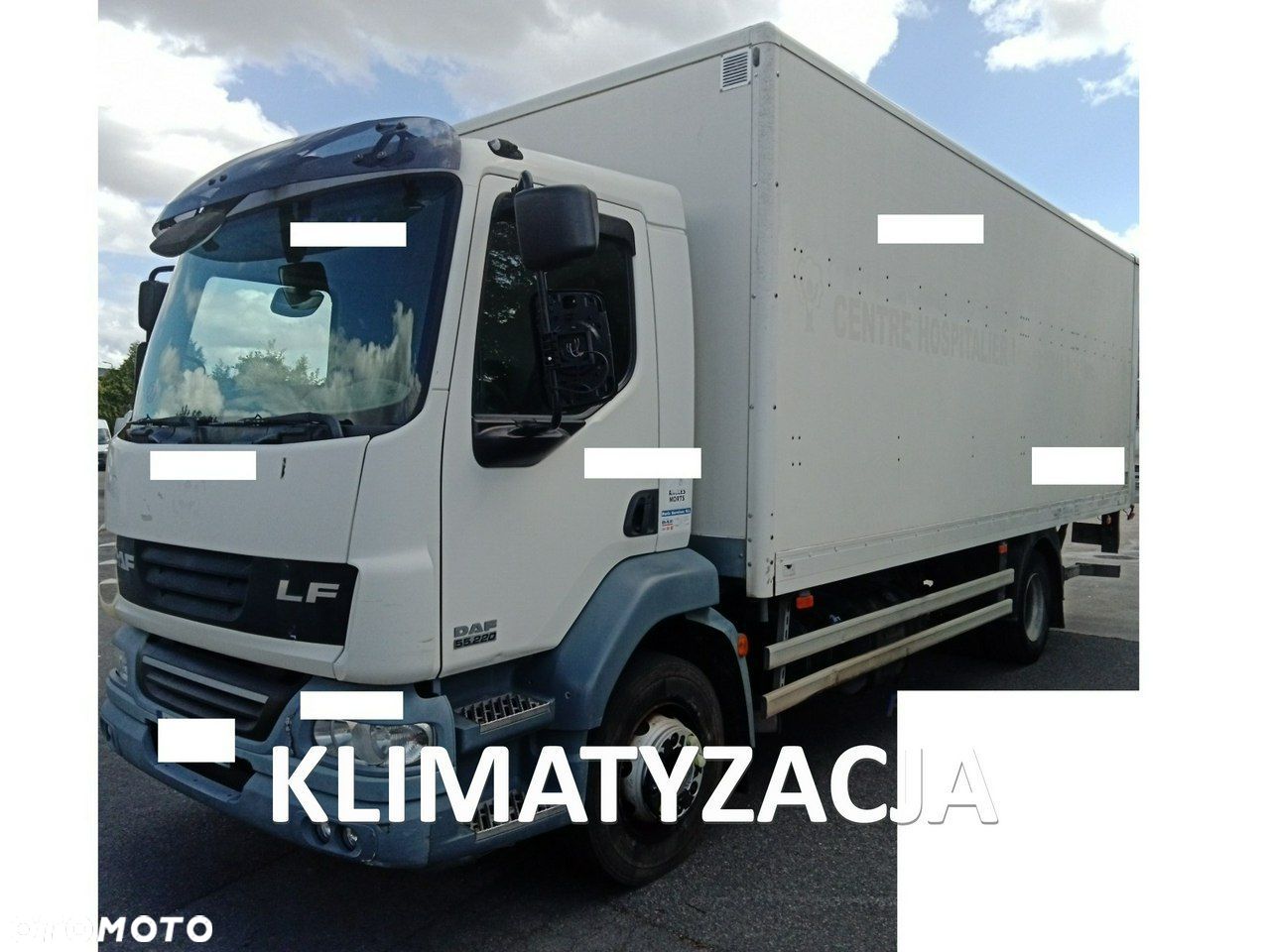 DAF LF 55.220 euro5 kontener 18p winda  tylko99000 km!! Sprowadzony - 1